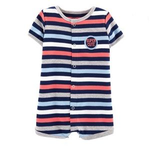 CARTER’S Super Dog Snap-Up Romper NWT -9 MOS